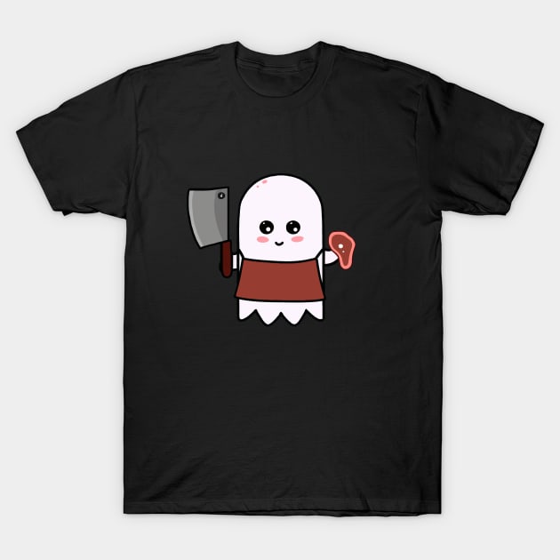 Halloween Butcher T-Shirt by karutees